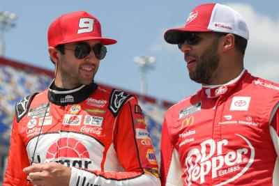 Chase Elliott, Bubba Wallace at Darlington